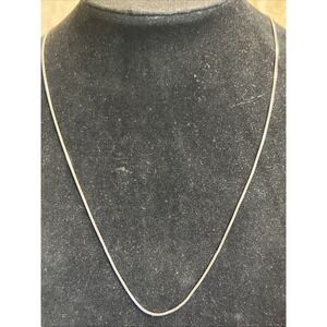Silver 925 Italy CW Box Chain 18 Inch Dainty Elegant